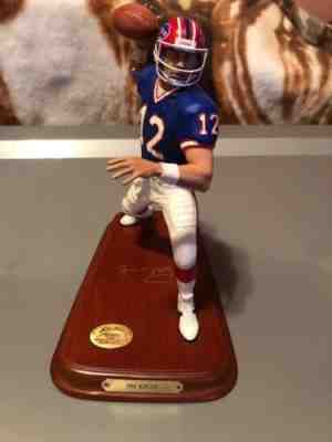 Jim Kelly Danbury Mint Q Back Buffalo Bills NFL Figurine 8â? Tall - Vintage-RARE