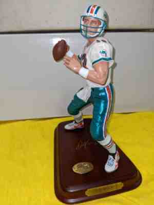 Danbury Mint Dan Marino - Miami Dolphins All Star Figurine With Certificate