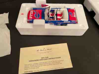 Danbury Mint Buffalo Bills NFL Team Car Ford Mustang Convertible Mint In Box