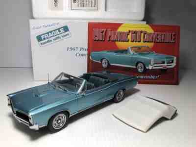 DANBURY MINT 1967 PONTIAC GTO CONVERTIBLE SHARP PREOWNED COMPLETE 1:24