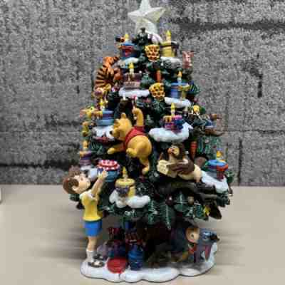 Rare! Danbury Mint Lighted The Winnie The Pooh Christmas Tree