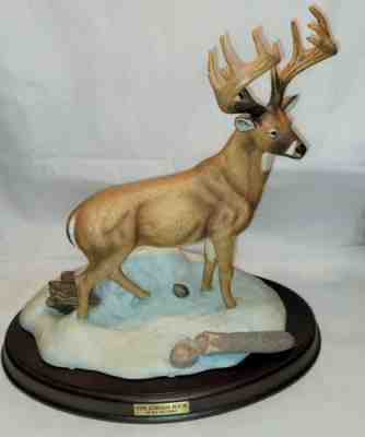 DANBURY MINT THE JORDAN BUCK DEER BUCK FIGURINE BY VAN GILDER