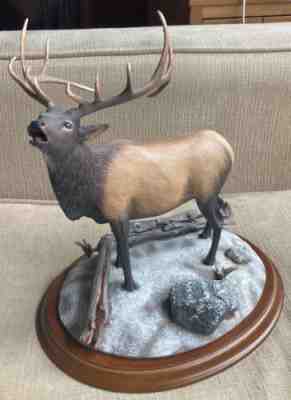 Danbury Mint â??Winter Callâ? Monarchs of the Wilderness Elk Figurine Bruce Miller