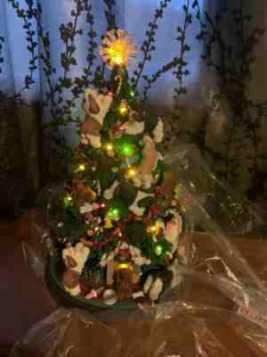 NEW DANBURY MINT COCKER SPANIEL CHRISTMAS TREE LIGHT UP