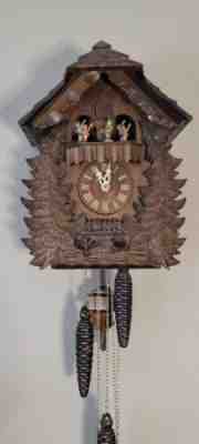 Hummel, Black Forest, German, Danbury Mint, Cuckoo Clock.