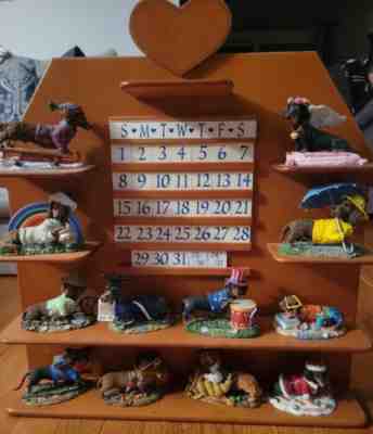 danbury mint perpetual calendar dachshund