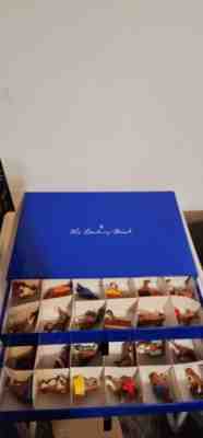 The Danbury Mint 36 Boxers Dog Mini Figurines Figures In Storage Box Boxer Dog