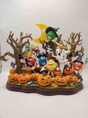 Rare 2005 M&M's Haunted Pumpkin Patch Halloween Danbury Mint Collectible Figures