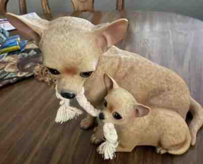 Danbury Mint Puppy Love Dog Chihuahua Figurine