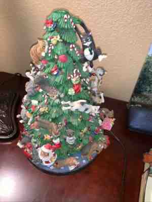 Danbury Mint Comical Cats Christmas Tree  ??Pre Owned ?