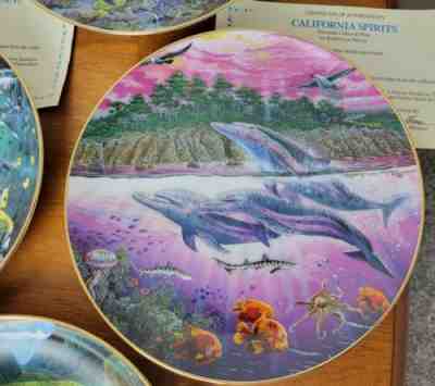 Underwater Paradise Robert Lyn Nelson Collector Plates Danbury Mint set of 11