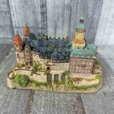 Enchanted Castles Of Europe-Ksiaz Castle-Silesia Poland Danbury Mint 1994