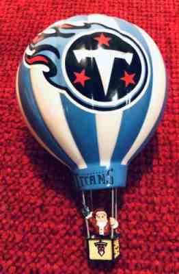 2004 DANBURY MINT TENNESSEE TITANS CHRISTMAS VICTORY BALLOON ORNAMENT NICE