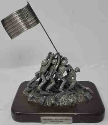 The Danbury Mint Pewter Sculpture Victory at Iwo Jima