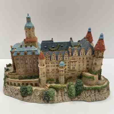 Enchanted Castles Of Europe-Ksiaz Castle-Silesia Poland Danbury Mint 1994