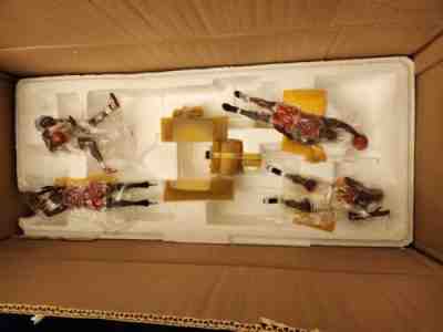 Vintage 2001 Danbury Mint Michael Jordan Basketball 4 Piece Display Upper Deck