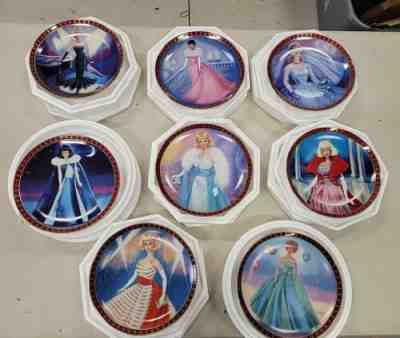 High Fashion BARBIE Limited Edition The Danbury Mint Collector's Plates Set of 8