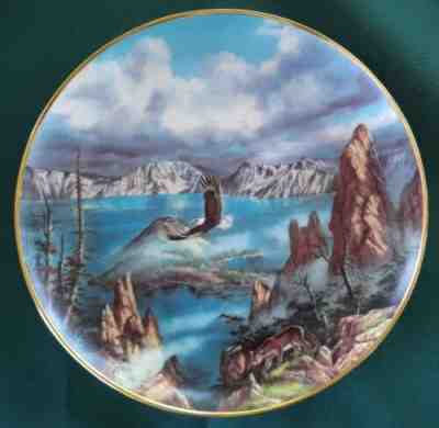 Flying Free - Eagle God Bless America Collection Danbury Mint Plate 1993
