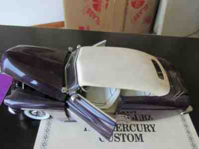 Danbury Mint 1950 Mercury custom with removable roofs and certificates