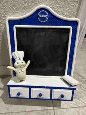 VINTAGE THE PILLSBURY DOUGHBOY MESSAGE BOARD W/ CHALK & ERASER THE DANBURY MINT