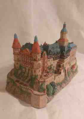 The Danbury Mint KSIAZ Castle Poland, Enchanted Castles of Europe 1994 EXC