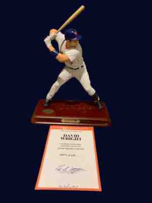 MLB Danbury Mint #5 David Wright New York Mets 3rd Baseman Figurine w/COA #235