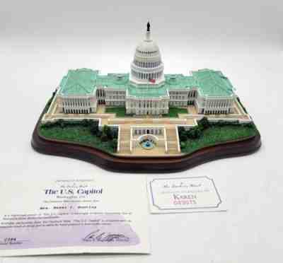 Danbury Mint US Capitol Building Figurine Washington DC C384 11" Excellent
