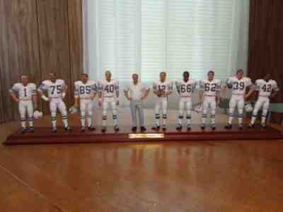 Rare Miami Dolphins 1972 Danbury Mint Team Figurines 17-0