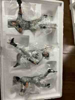Derek Jeter New York Yankees Danbury Mint Figurines! 3 Piece RARE!! Mint Cond.!
