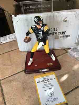 Danbury Mint Pittsburgh Steelers Ben Roethlisberger NFL Statue Figure #125