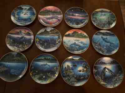 Underwater Paradise Robert Lyn Nelson Collector Plates Danbury Mint set of 12
