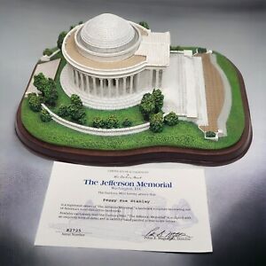 Danbury Mint Jefferson Memorial Building Replica Symbols of Freedom W/COA