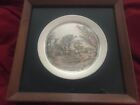 Danbury Mint Sterling Silver Plate "Winter in the country The Old Grist Mill"