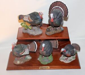 Danbury Mint " ROYAL SLAM " by Jeff Rechin.  Turkey Collection Figurines