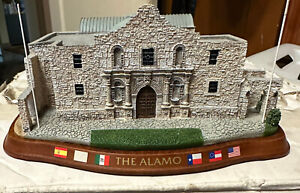 RARE DANBURY MINT THE ALAMO BUILDING REPLICA SAN ANTONIO TEXAS DIORAMA L.N.