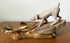 Stan Bentall Autumn Hunt Danbury Mint Weimaraner Bird Hunting Sculpture