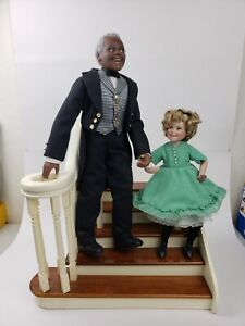 SHIRLEY TEMPLE & BOJANGLES On Staircase DANBURY MINT FIGURINE doll NO ORIG. BOX