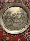 Danbury Mint Sterling Silver Plate “ Paul Revere’s Ride-1775” Issued In 1975