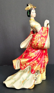 Danbury Mint "Jade Empress" by Lena Liu 10" Porcelain Asian Figurine