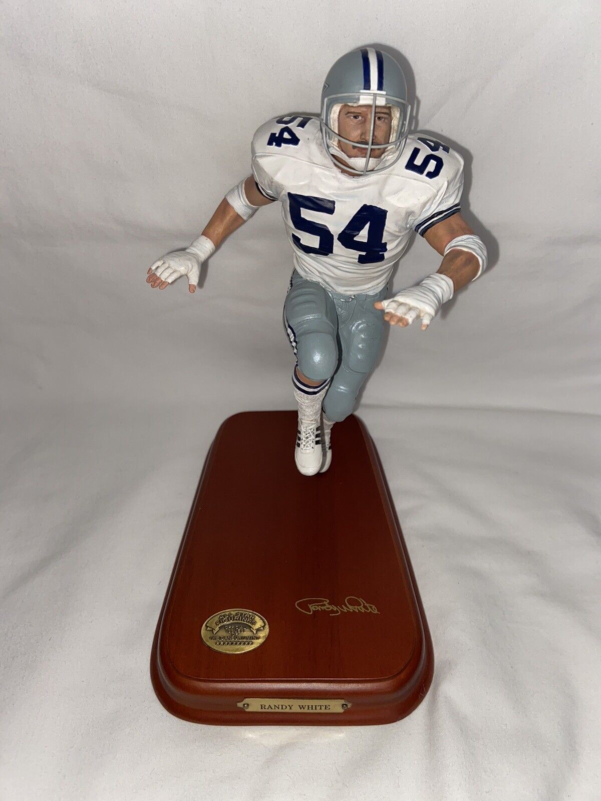 Rare Danbury Mint Randy White Figurine Dallas Cowboys Legend Statue NFL READ