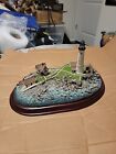 The Danbury Mint Boston Light Lighthouse Sculpture Little Brewster Island Mass.