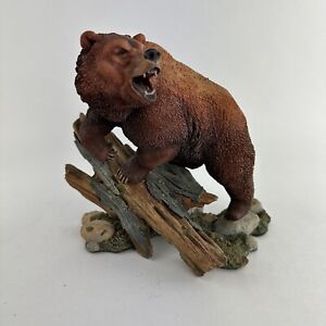 Danbury Mint "Heavyweight Champ" by Nick Bibby Grizzly Bear Statue Figurine