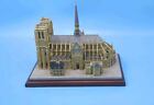 Danbury Mint Notre Dame Paris Cathedral Catholic Church Model Replica With Base
