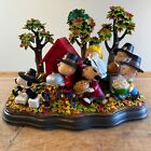 New Danbury Mint A Time To Give Thanks The Peanuts Thanksgiving Lighted Figurine