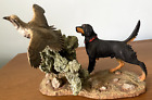 Stan Bentall Ambushed Danbury Mint Gordon Setter Grouse Hunting Sculpture