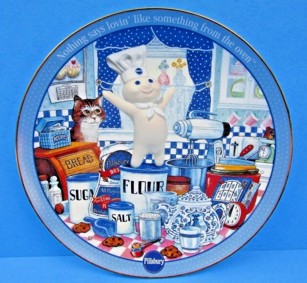 FS Pillsbury Doughboy COLLECTOR PLATE - INGREDIENTS FOR FUN by Danbury Mint 2002