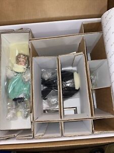 SHIRLEY TEMPLE & BOJANGLES DANBURY MINT FIGURINE Porcelain Doll NRFB