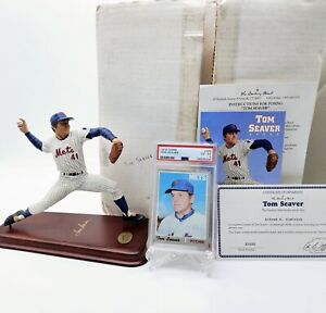 Danbury Mint Tom Seaver with Graded PSA 4 1970 Topps Card New York Mets