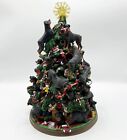 Danbury Mint Rottweiler Christmas Tree Canine Dog Holiday Lighted 12" RARE *READ