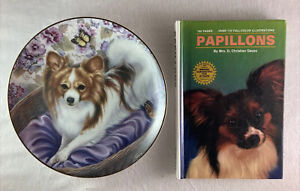 Papillons BUTTERFLY PRINCESS Plate Danbury Mint Tamara Burnett + Papillon Book